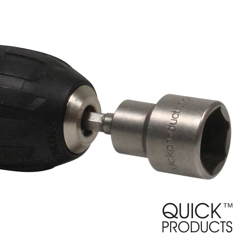 Quick Products QPLSJS Deluxe Quick-Connect Heavy-Duty Scissor Jack Leveling Socket for Power Drill - Each - Image 3